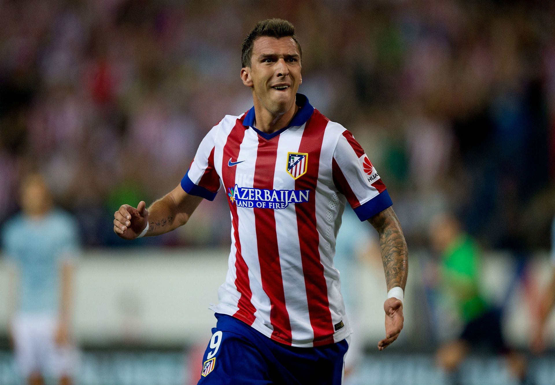 Mario Mandzukic Atletico Madrid Eibar La Liga 08302014
