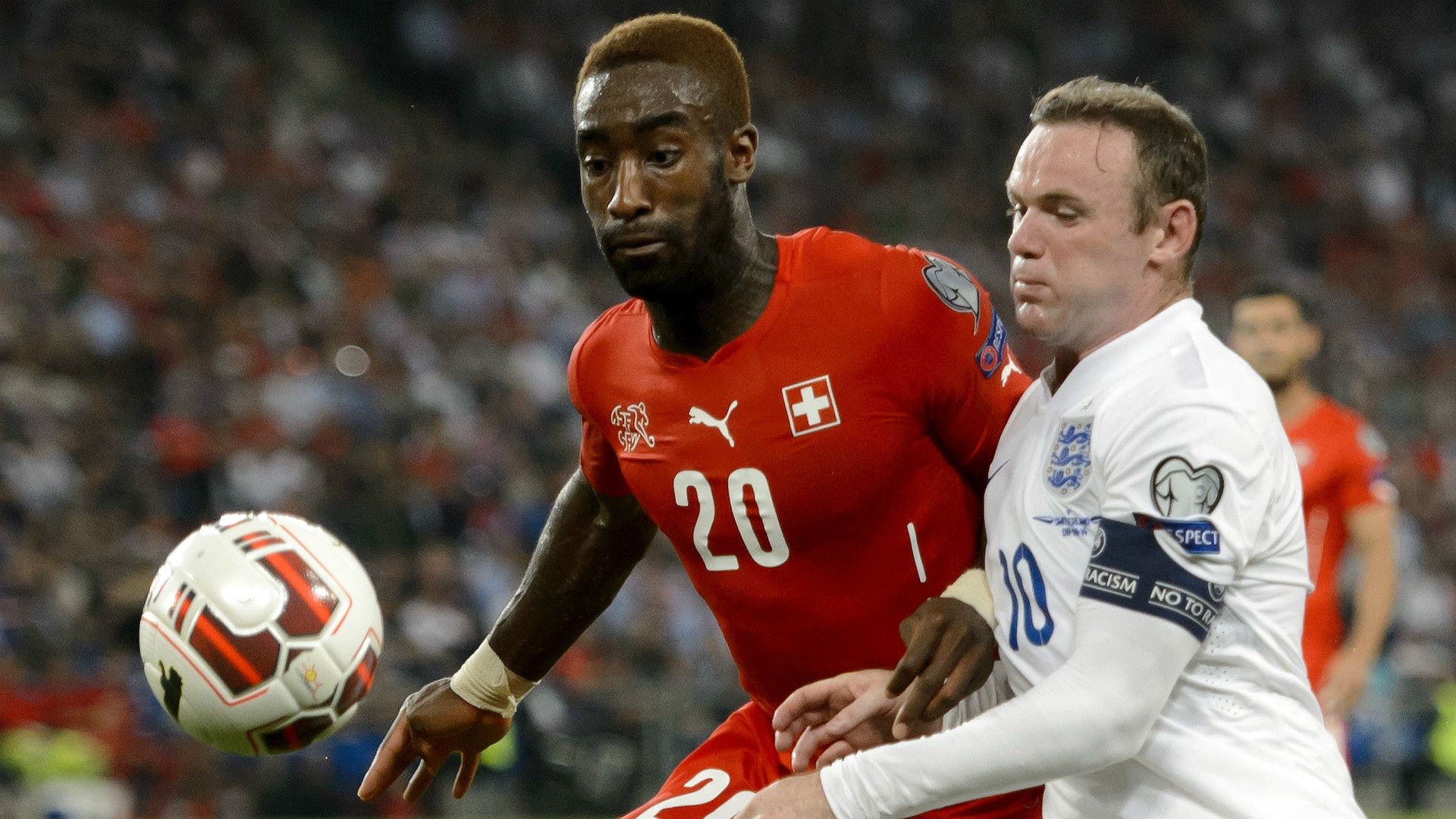 JOHAN DJOUROU SWITZERLAND WAYNE ROONEY ENGLAND 08092014