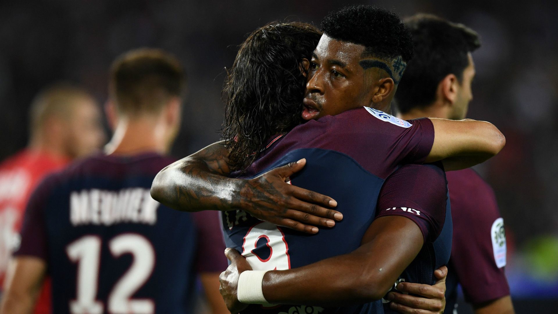 Presnel Kimpembe Edinson Cavani PSG