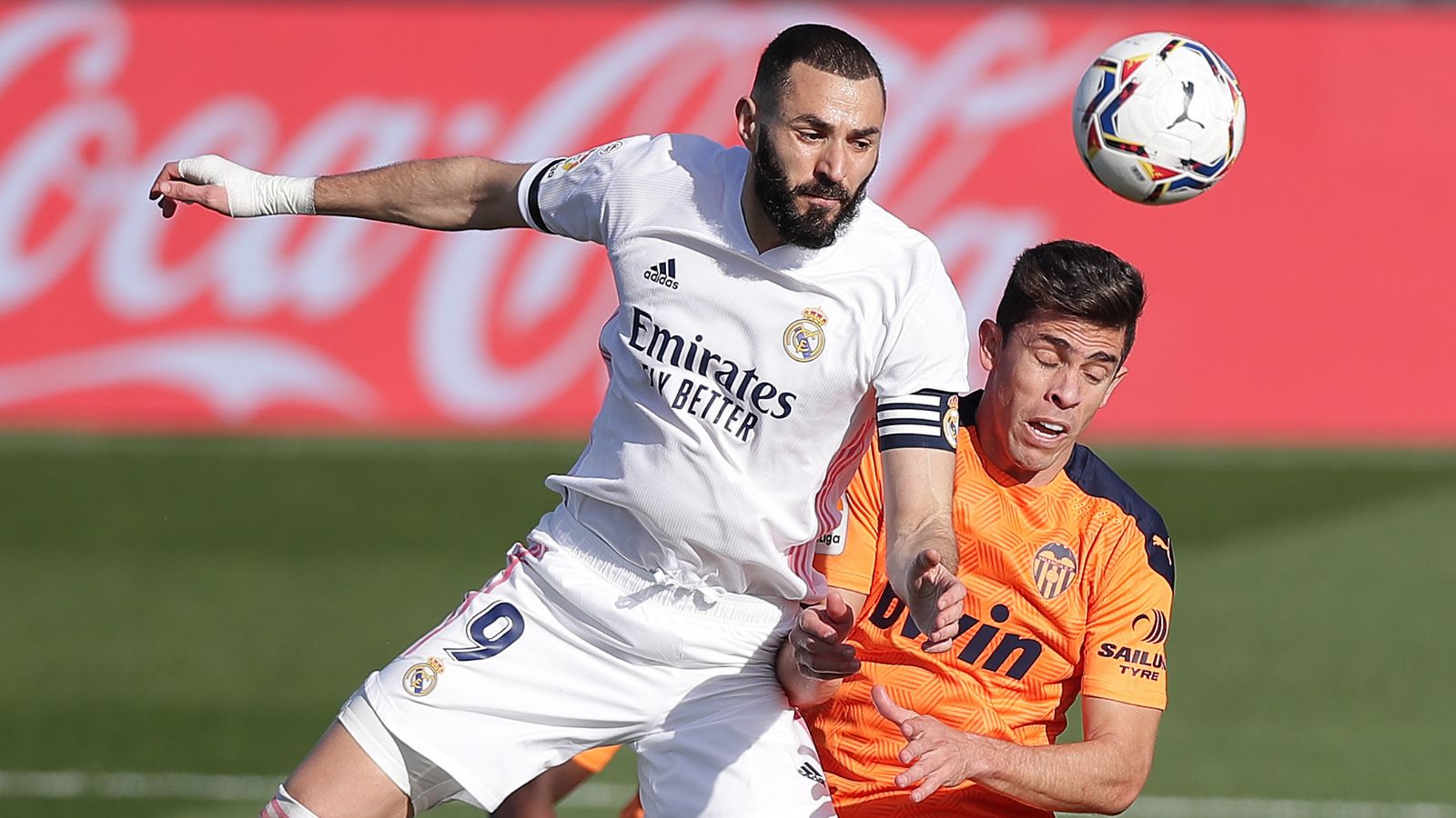 Benzema Gabriel Paulista Real Madrid Valencia LaLiga