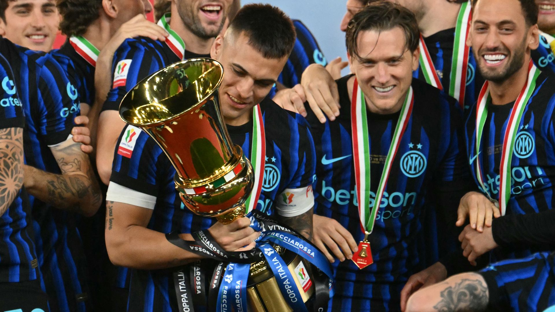 Lautaro Martinez finale Coppa Italia