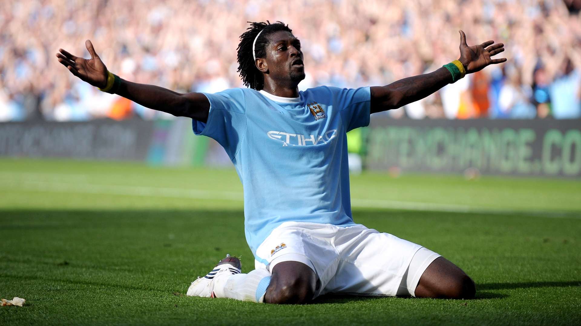 Emmanuel Adebayor Manchester City Arsenal Premier League 2009