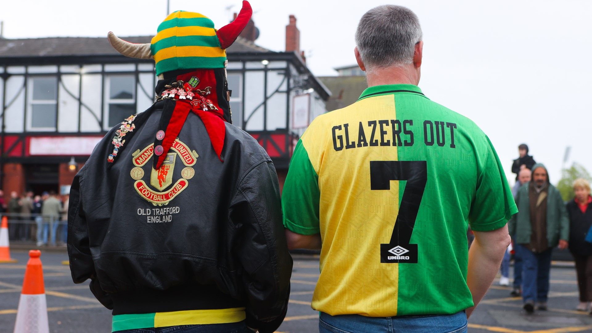 Man Utd Fans protest