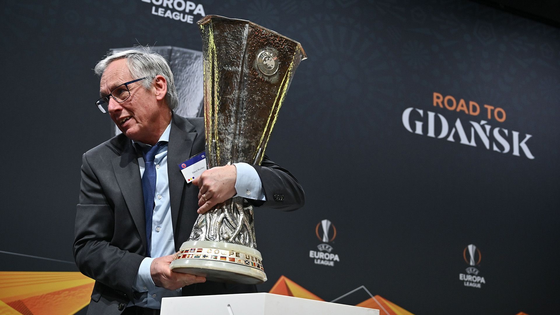 Europa League 2019-20 general view trophy