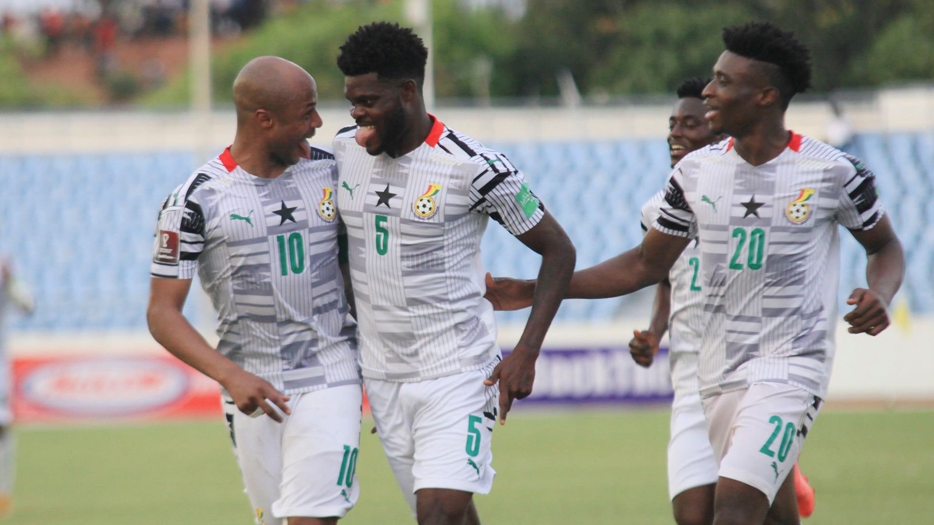 Andre Ayew Thomas Partey Mohammed Kudus Iddrisu Baba Ghana