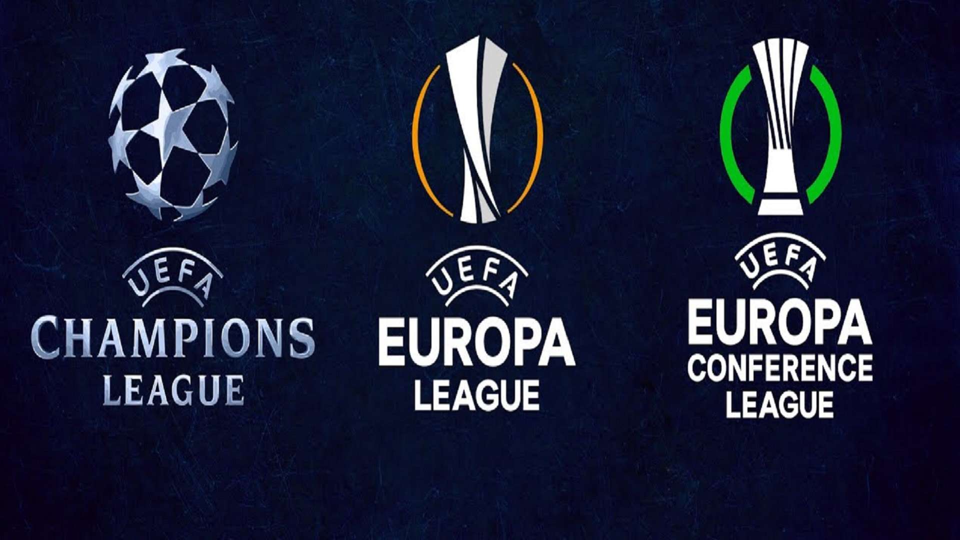 Conference League, Europa League, Champions League