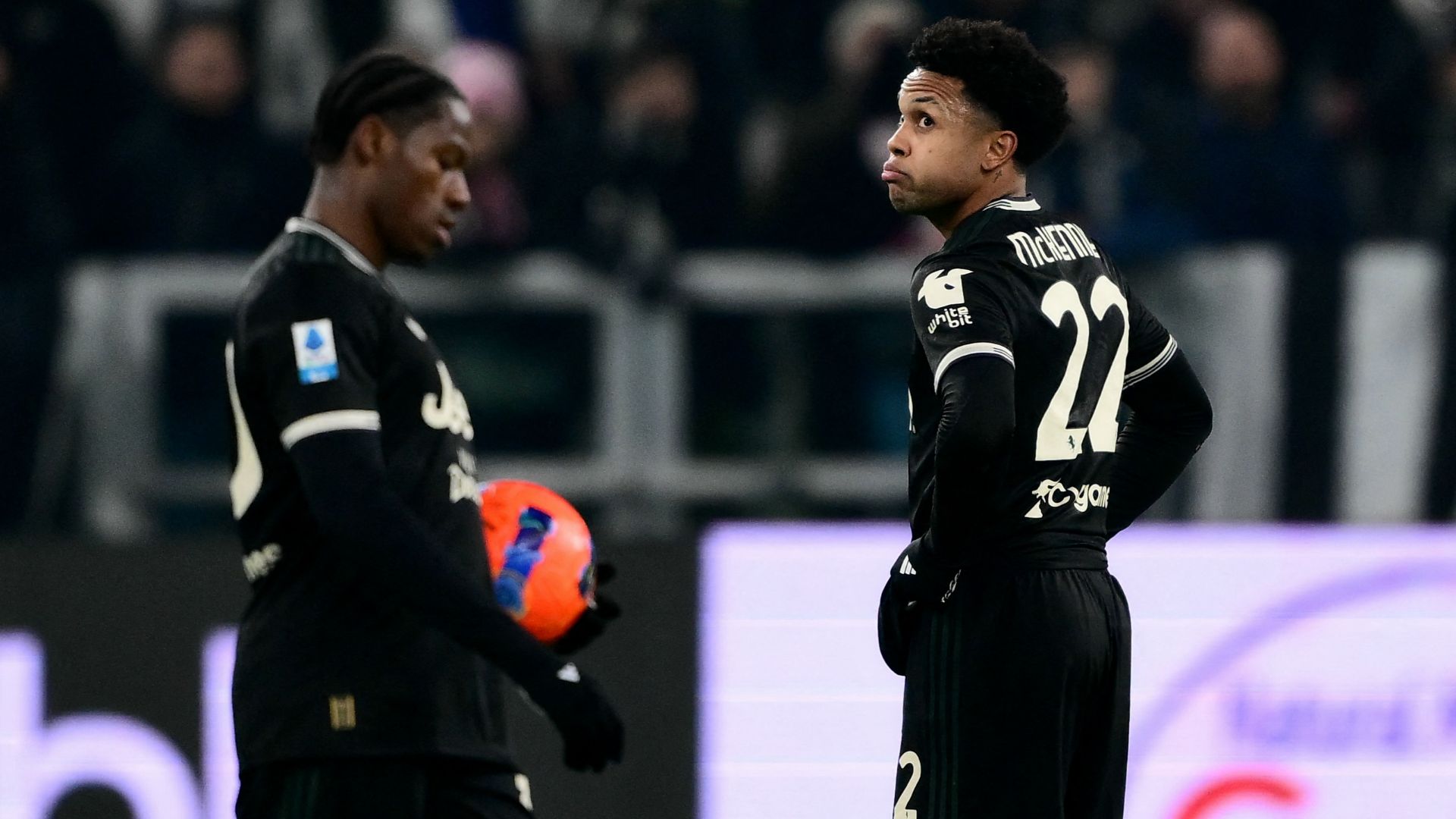 Jonathan David Weston McKennie Juventus Lecce 2025-26