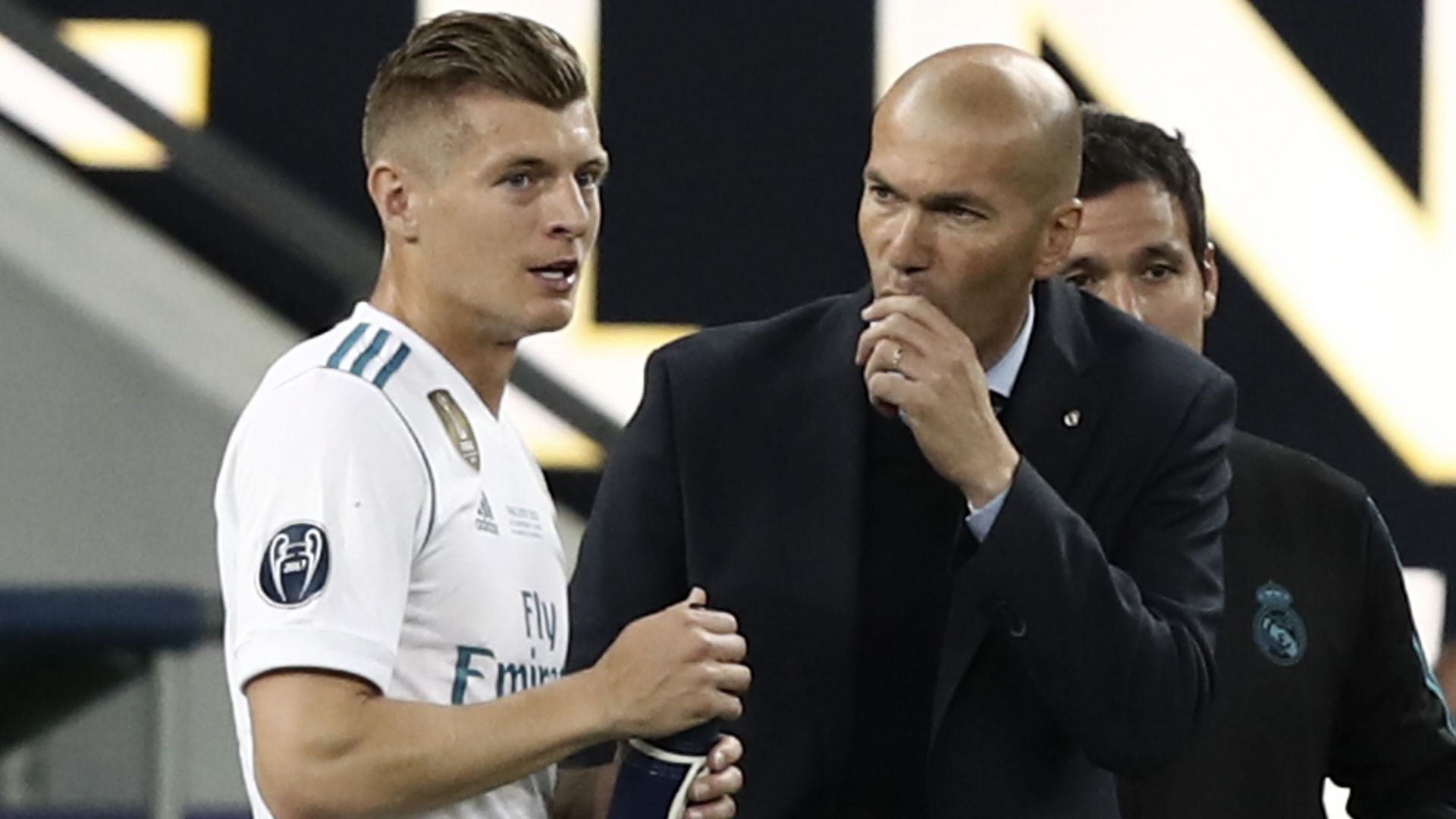 Toni Kroos Zinedine Zidane Real Madrid 2018
