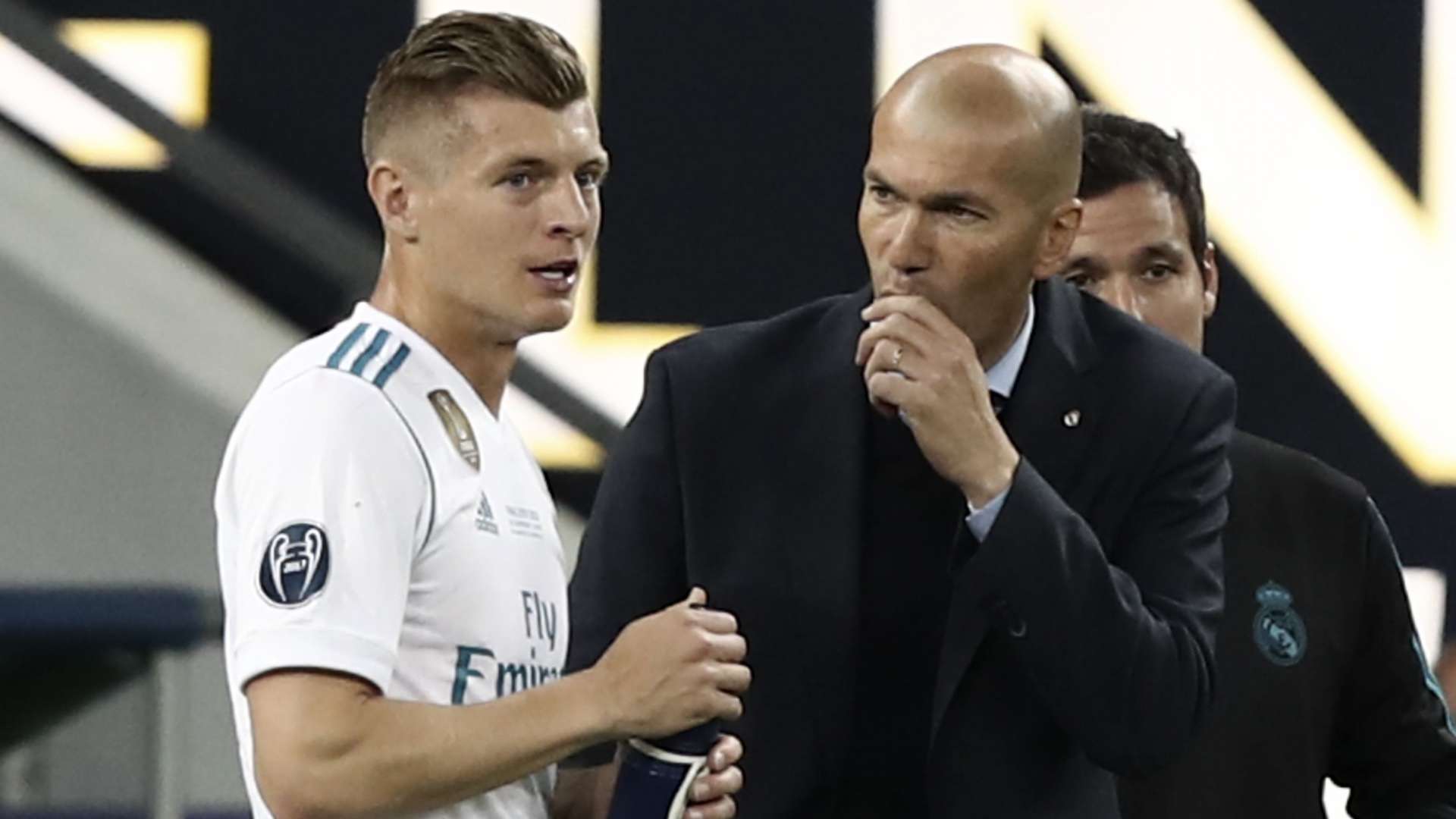 Toni Kroos Zinedine Zidane Real Madrid 2018