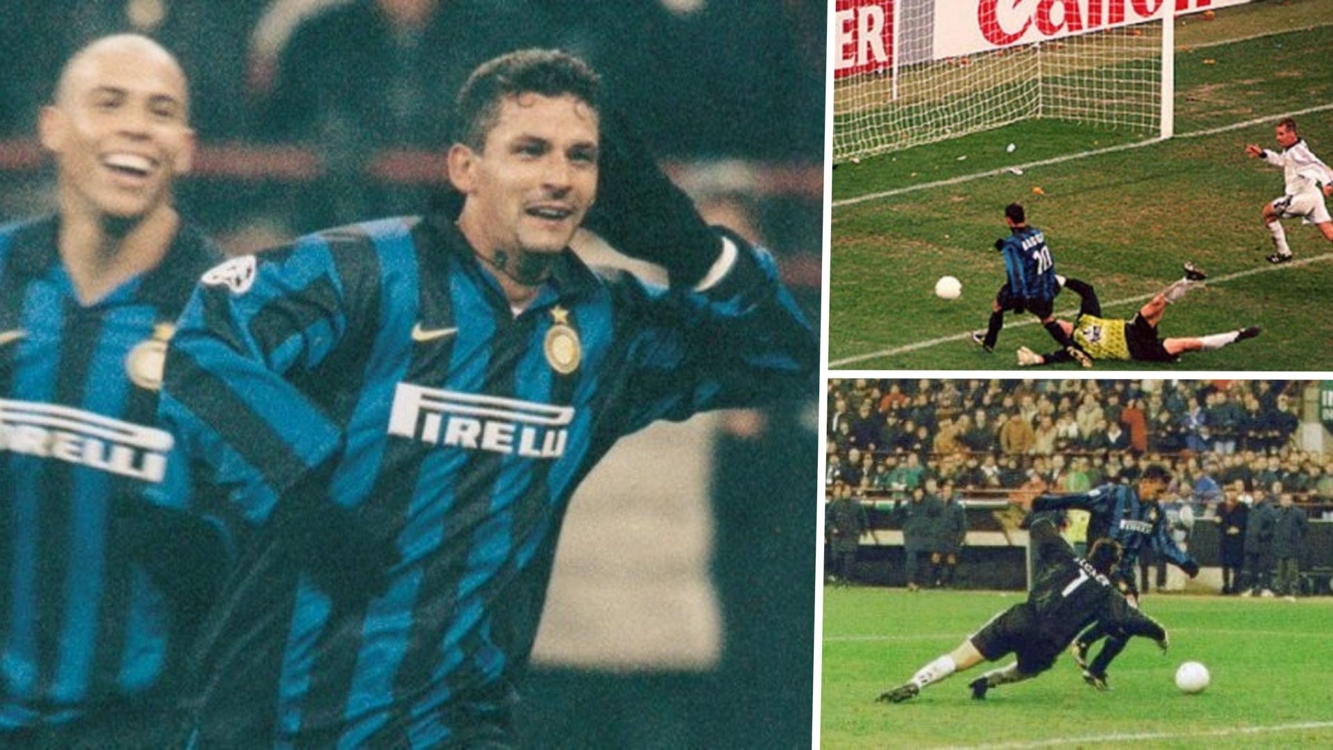Roberto Baggio Inter Real Madrid