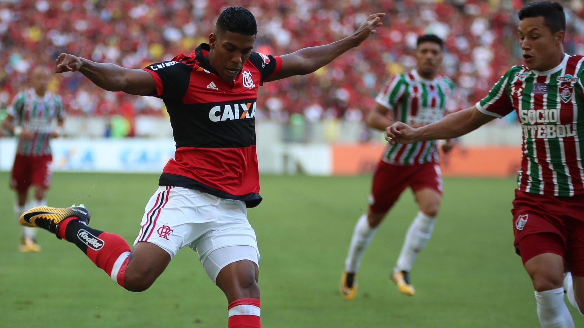 Orlando Berrio Flamengo Fluminense Brasileirao Serie A 12102017