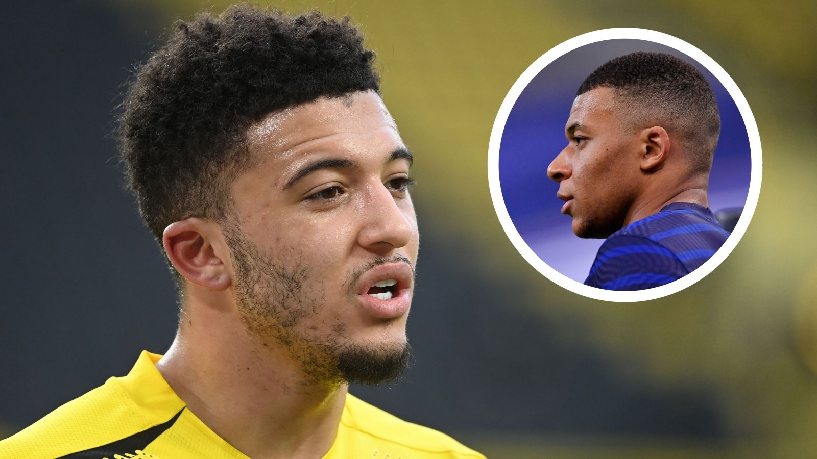 Jadon Sancho Kylian Mbappe