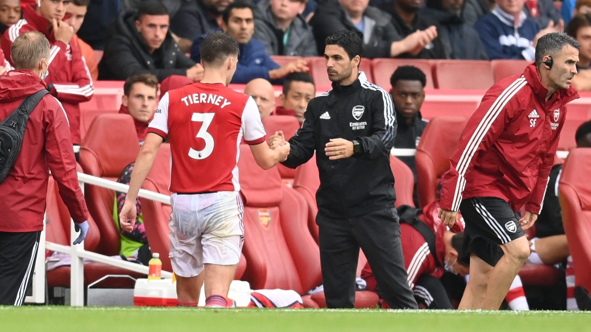 Kieran Tierney Mikel Arteta Arsenal Chelsea 2021-22