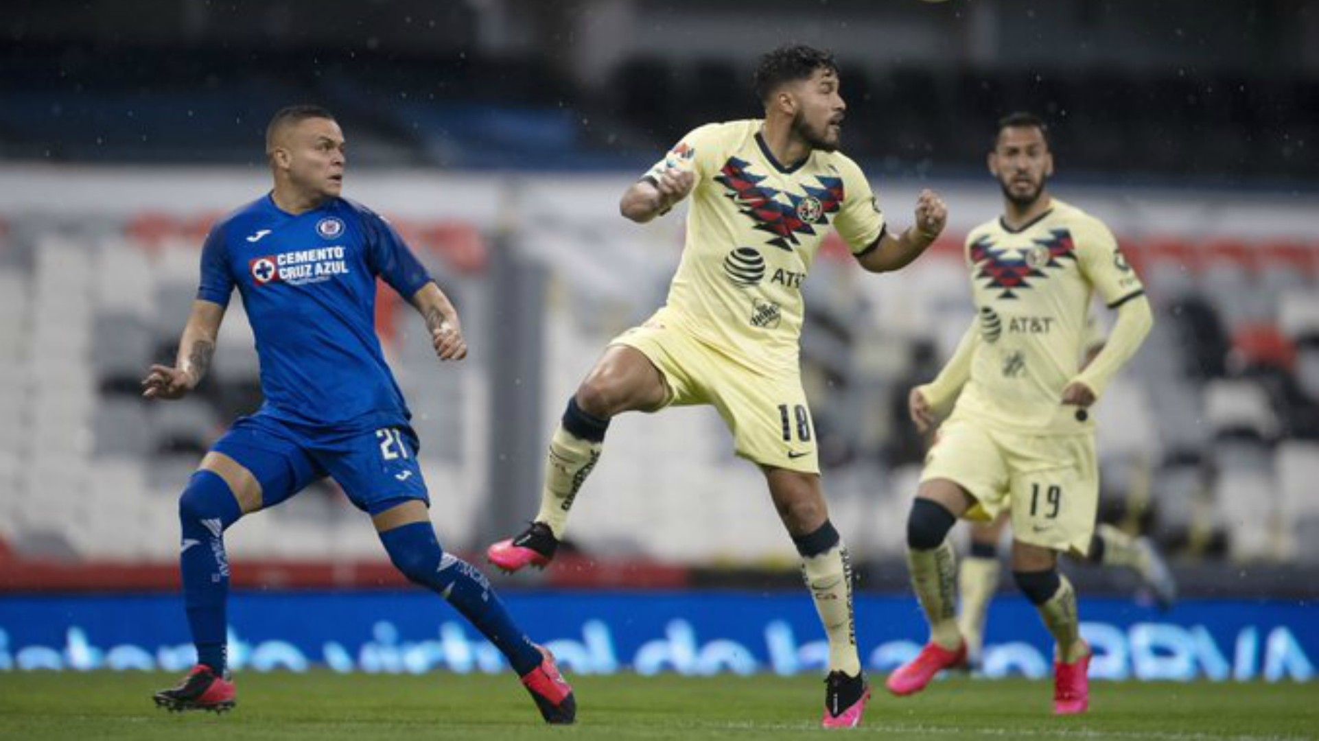 América Cruz Azul Cabecita Rodríguez Bruno Valdéz