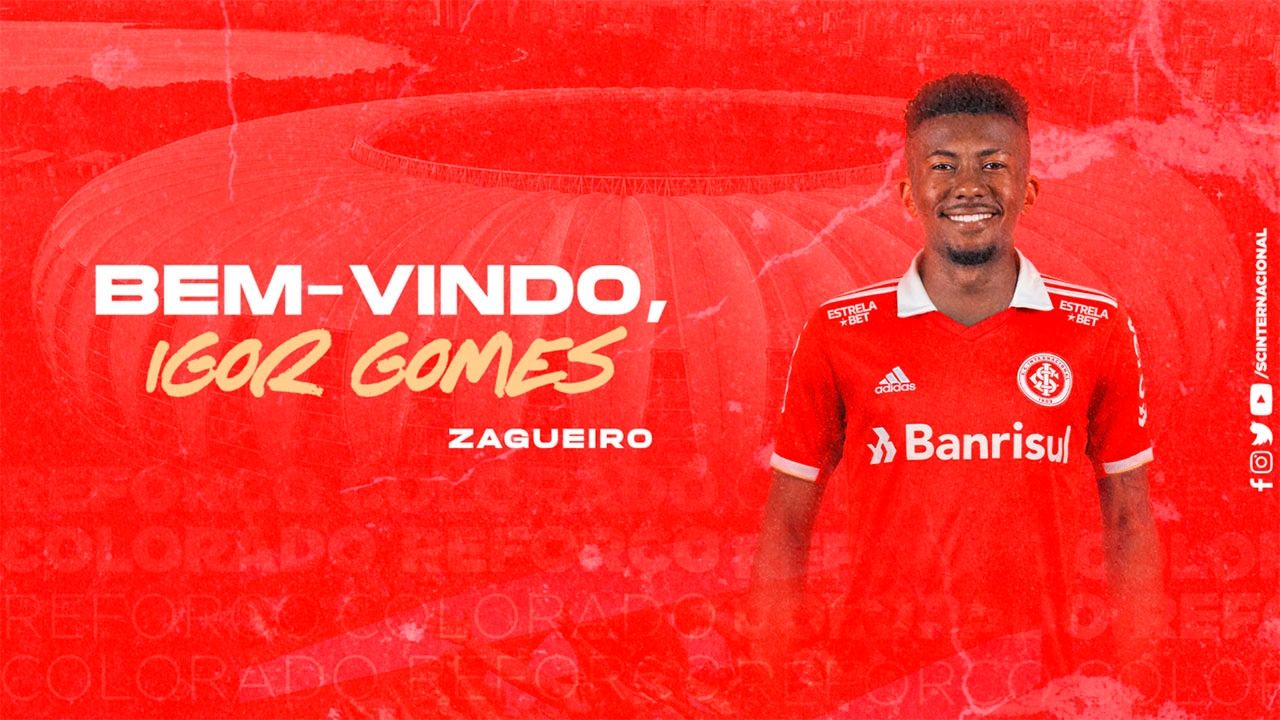 Igor Gomes (zagueiro), reforço do Internacional 06082022