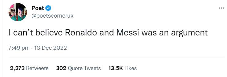 Twitter react Messi Ronaldo debate