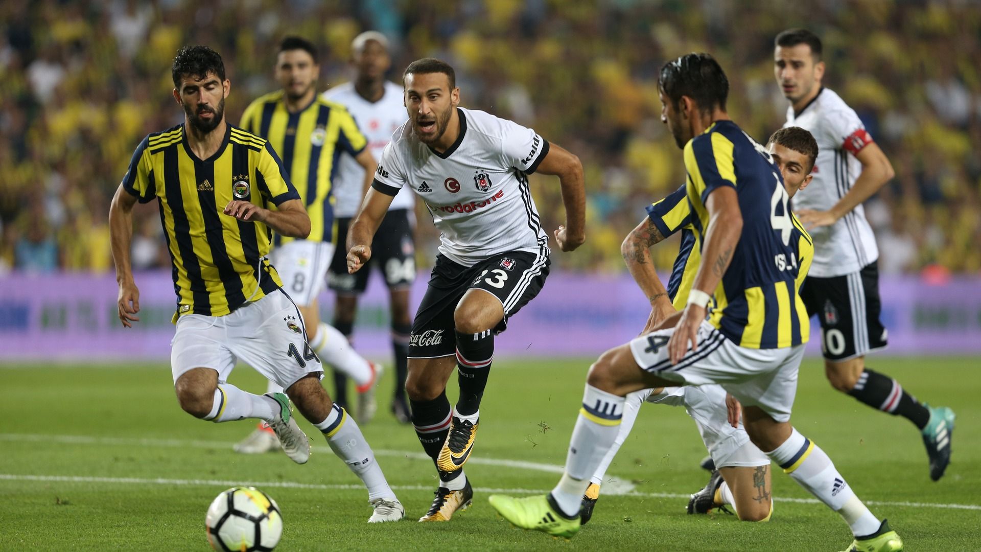 Luis Neto Cenk Tosun Fenerbahce Besiktas 2392017