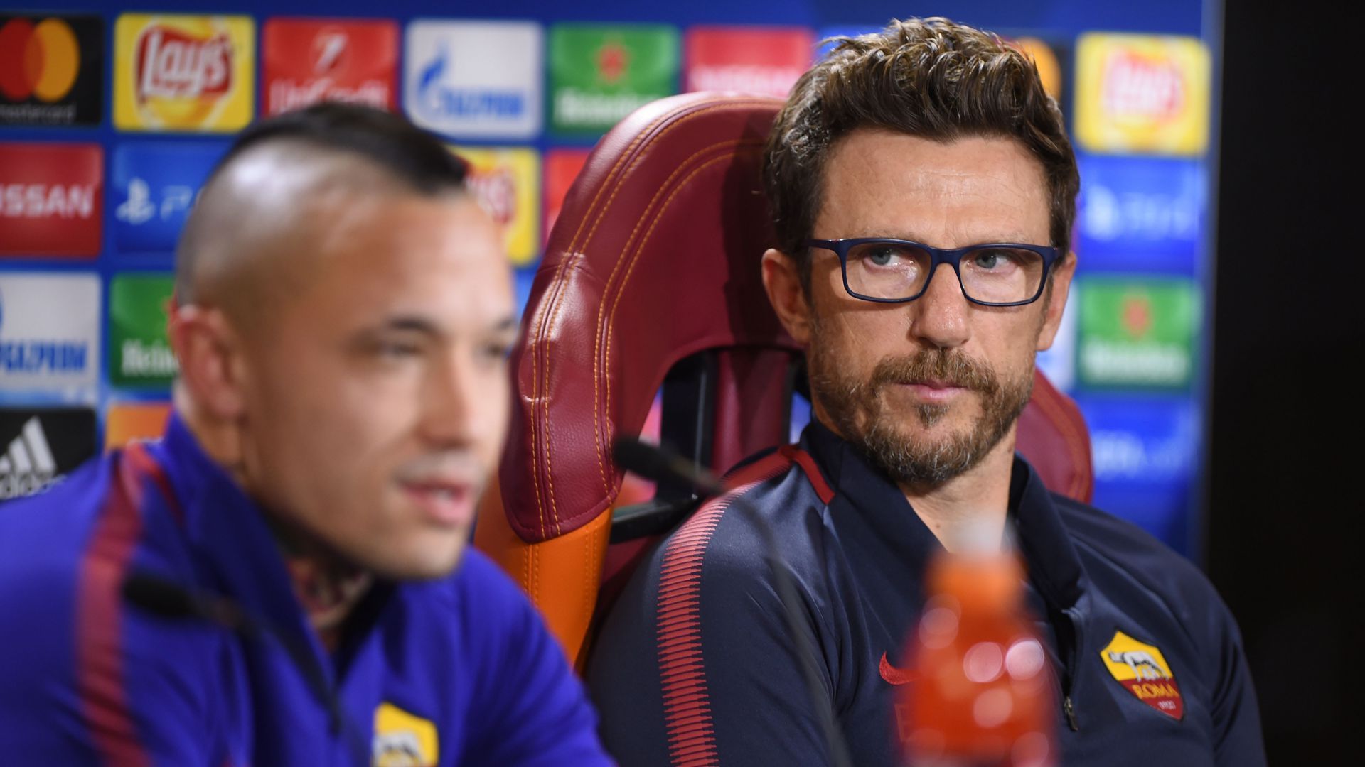 Eusebio Di Francesco Radja Nainggolan Roma
