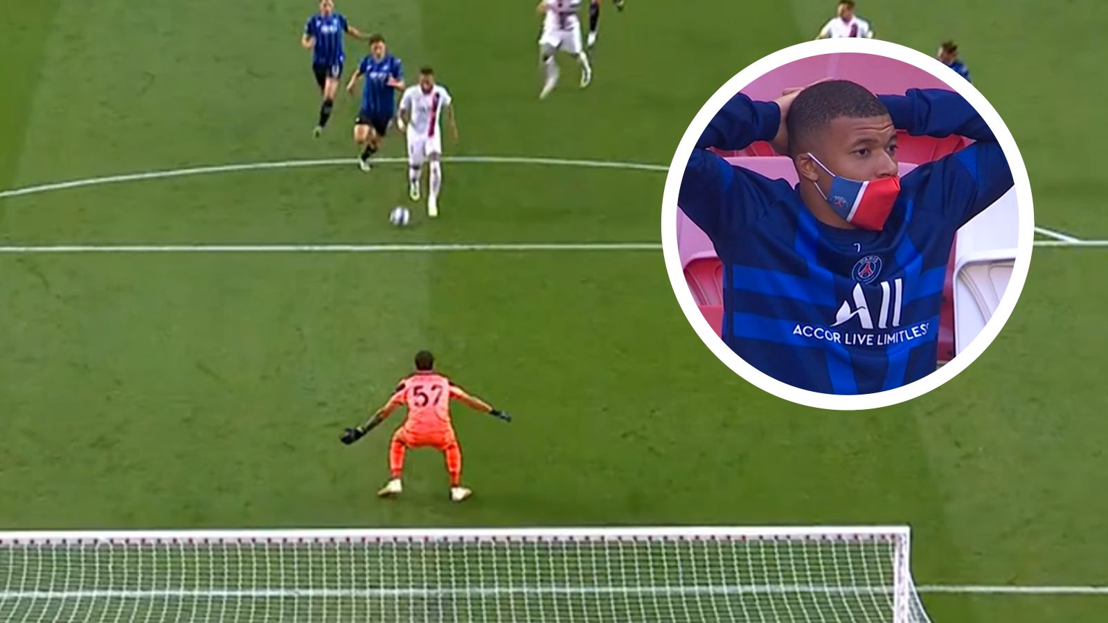 GFX Neymar Kylian Mbappe PSG Atalanta 2020