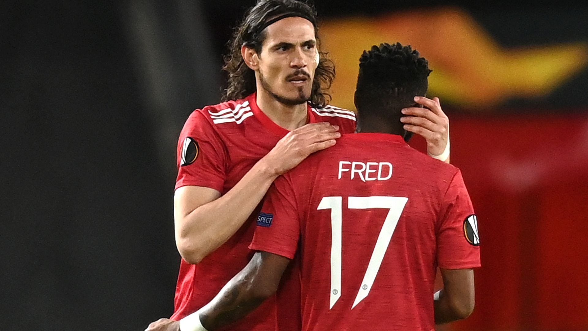 Cavani Fred Manchester United Roma Europa League