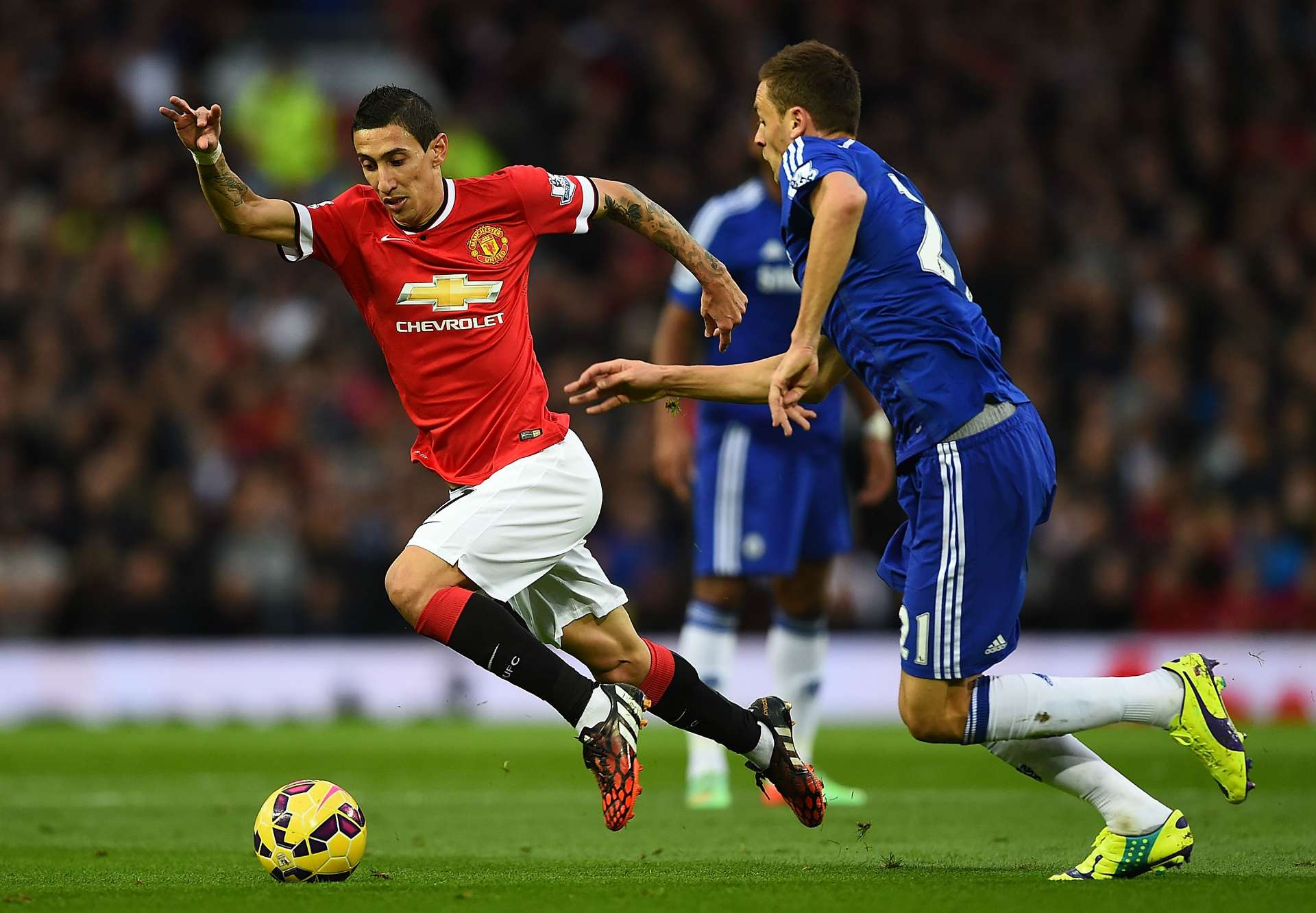 Angel Di Maria Nemanja Matic | Manchester United Chelsea | 26102014