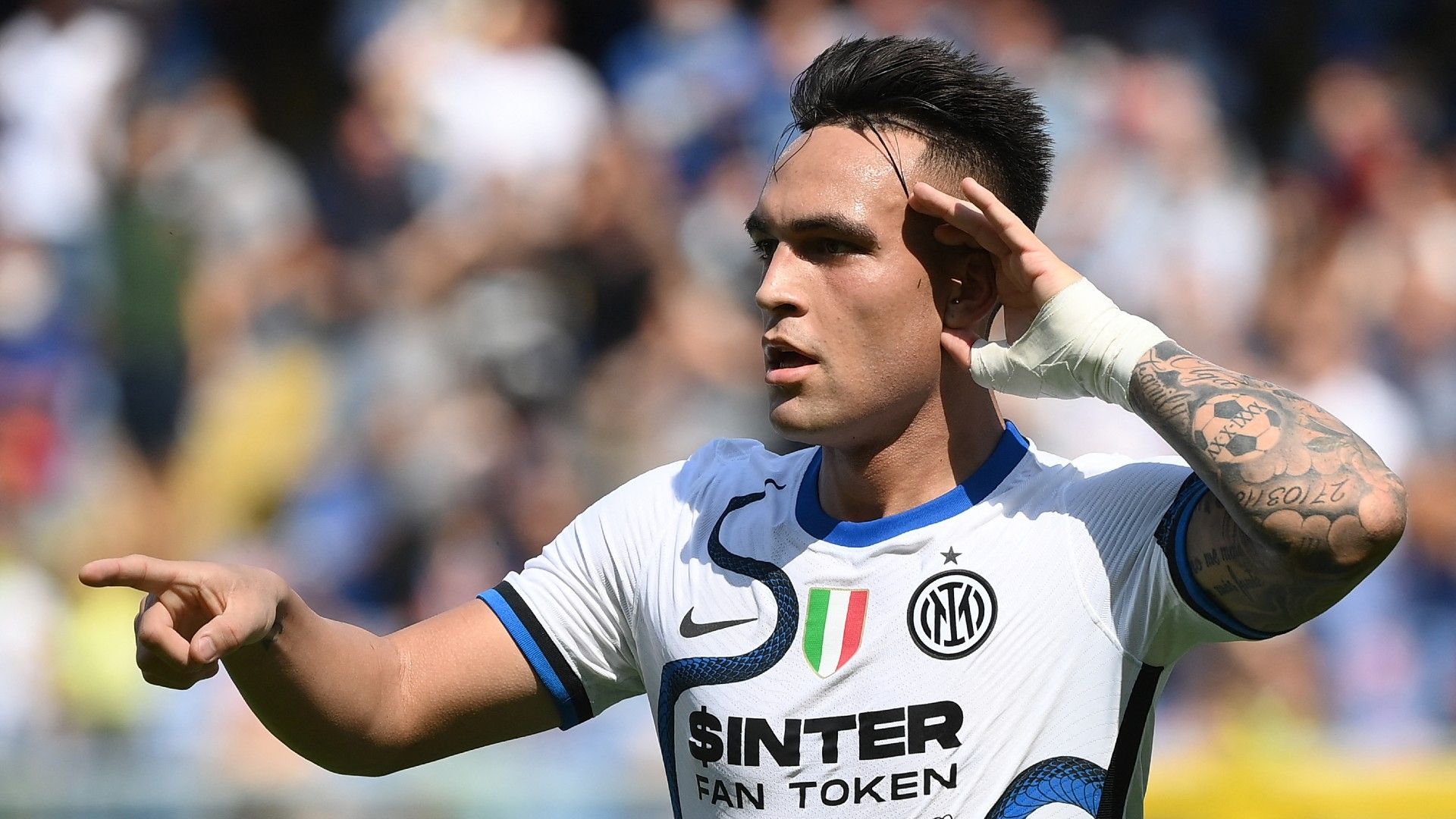 Lautaro Martinez Sampdoria vs Inter Serie A 2021-22