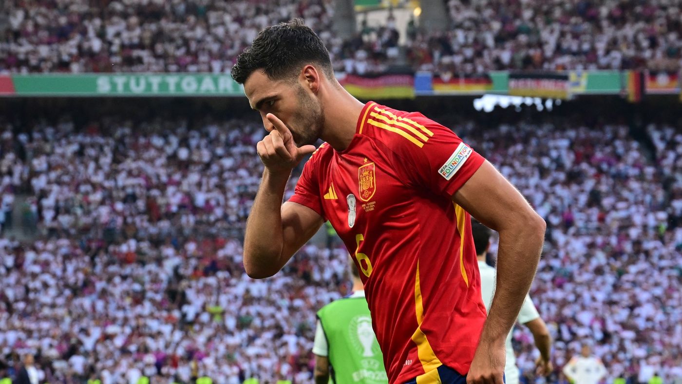 Mikel Merino Spain Euro 2024. 