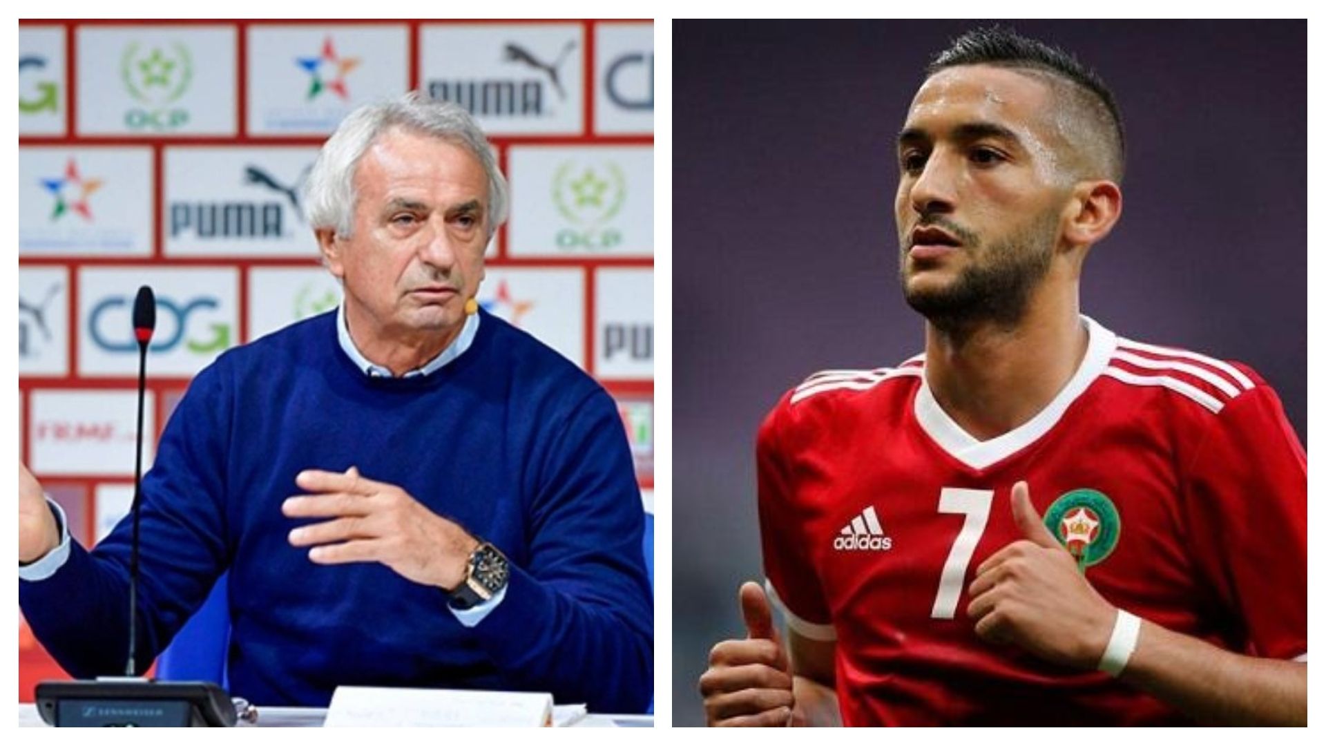 Hakim Ziyech - Vahid Halilhodzic - morocco