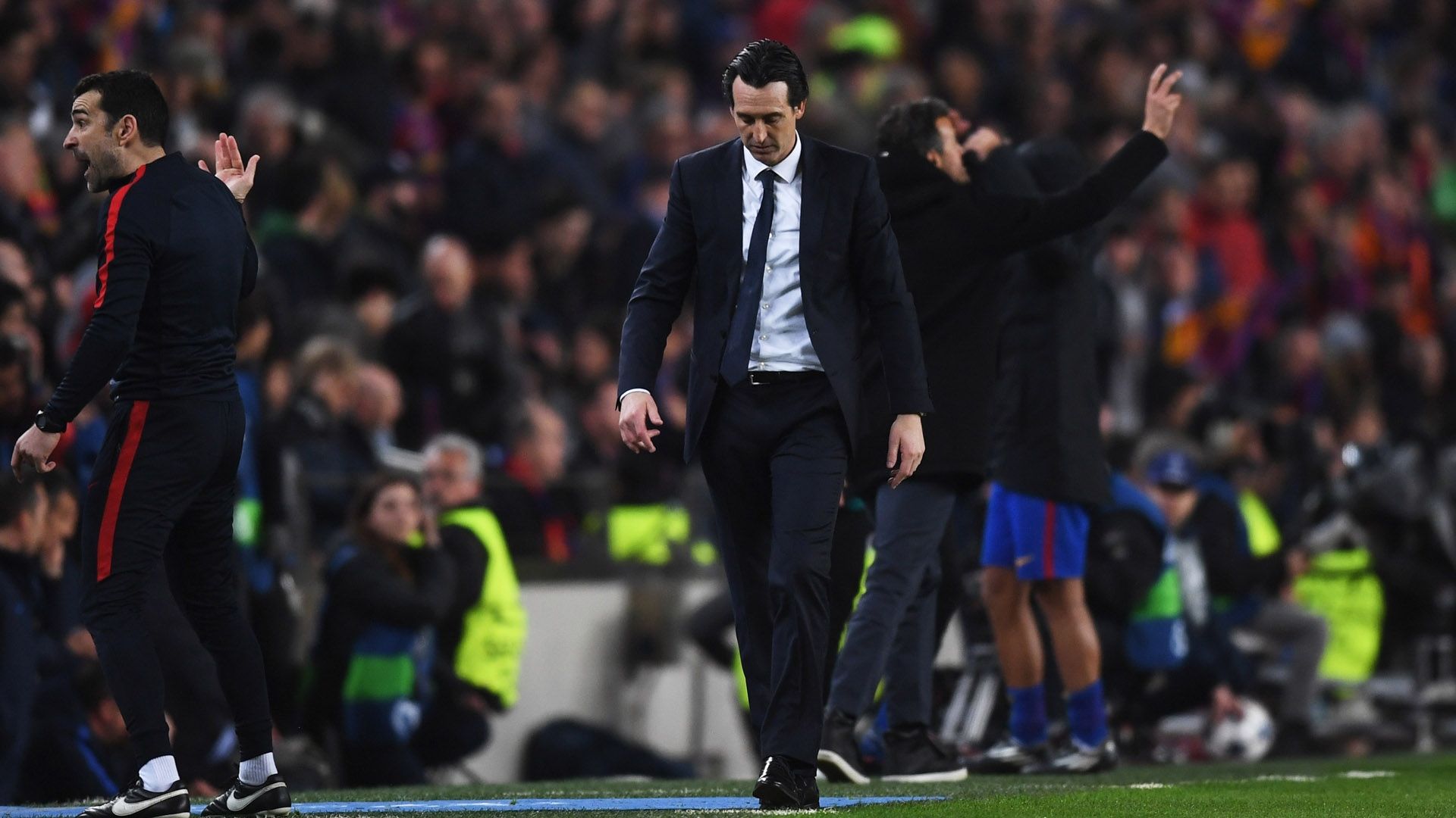 Barça PSG Champions League Barcelona Paris Saint-Germain Unai Emery