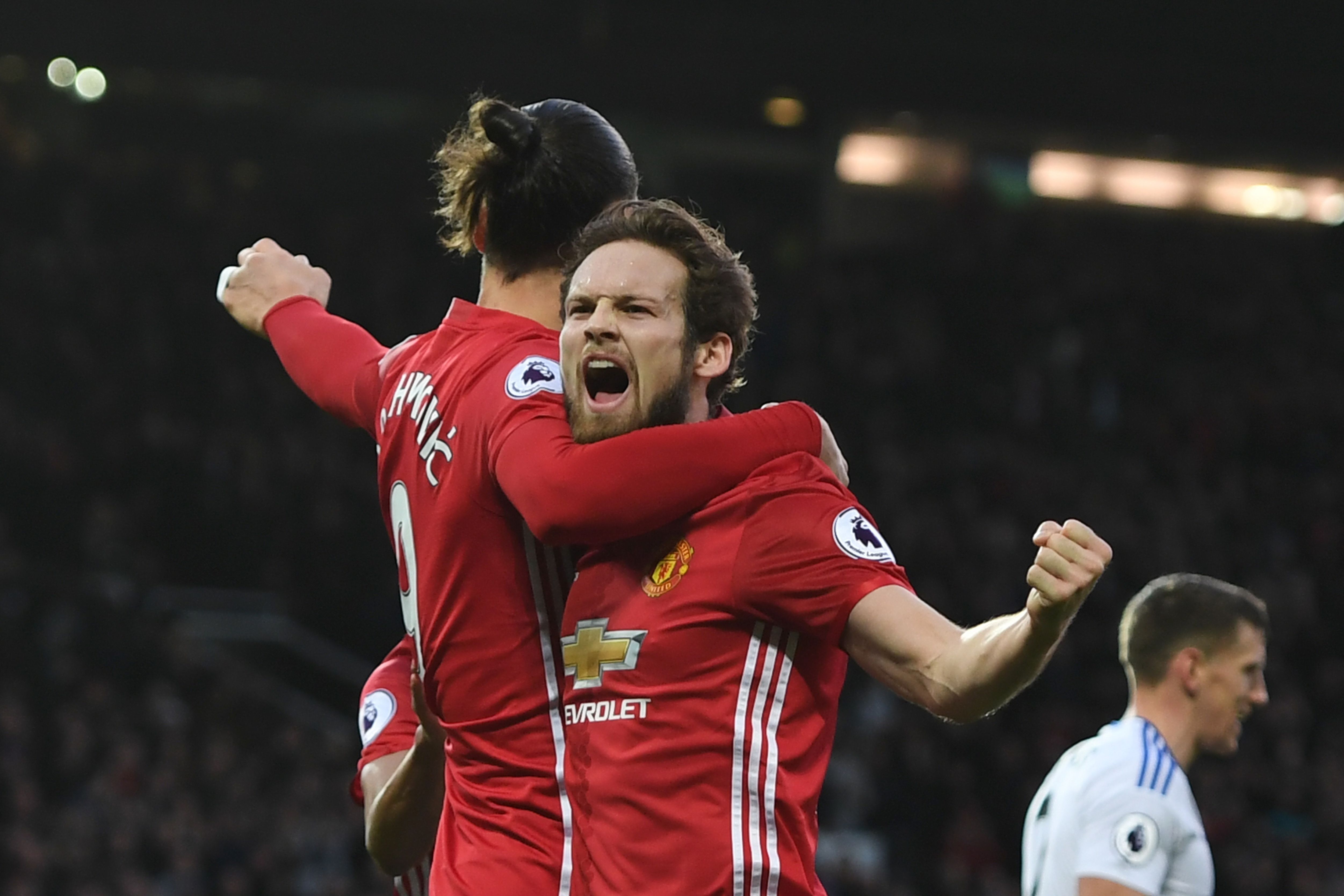 Manchester United Sunderland Daley Blind Zlatan Ibrahimovic