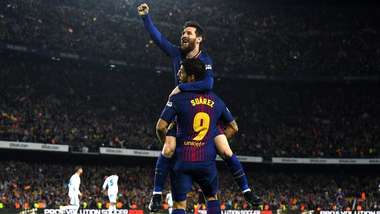 Lionel Messi Luis Suarez Barcelona 2018-19