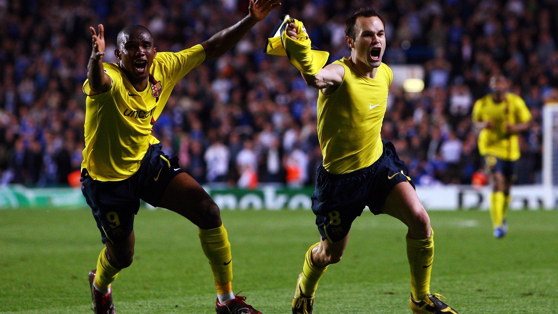 Eto'o Iniesta Barca 2009