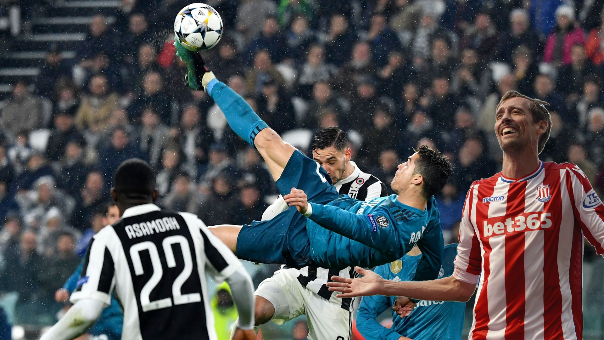 GFX Peter Crouch Cristiano Ronaldo