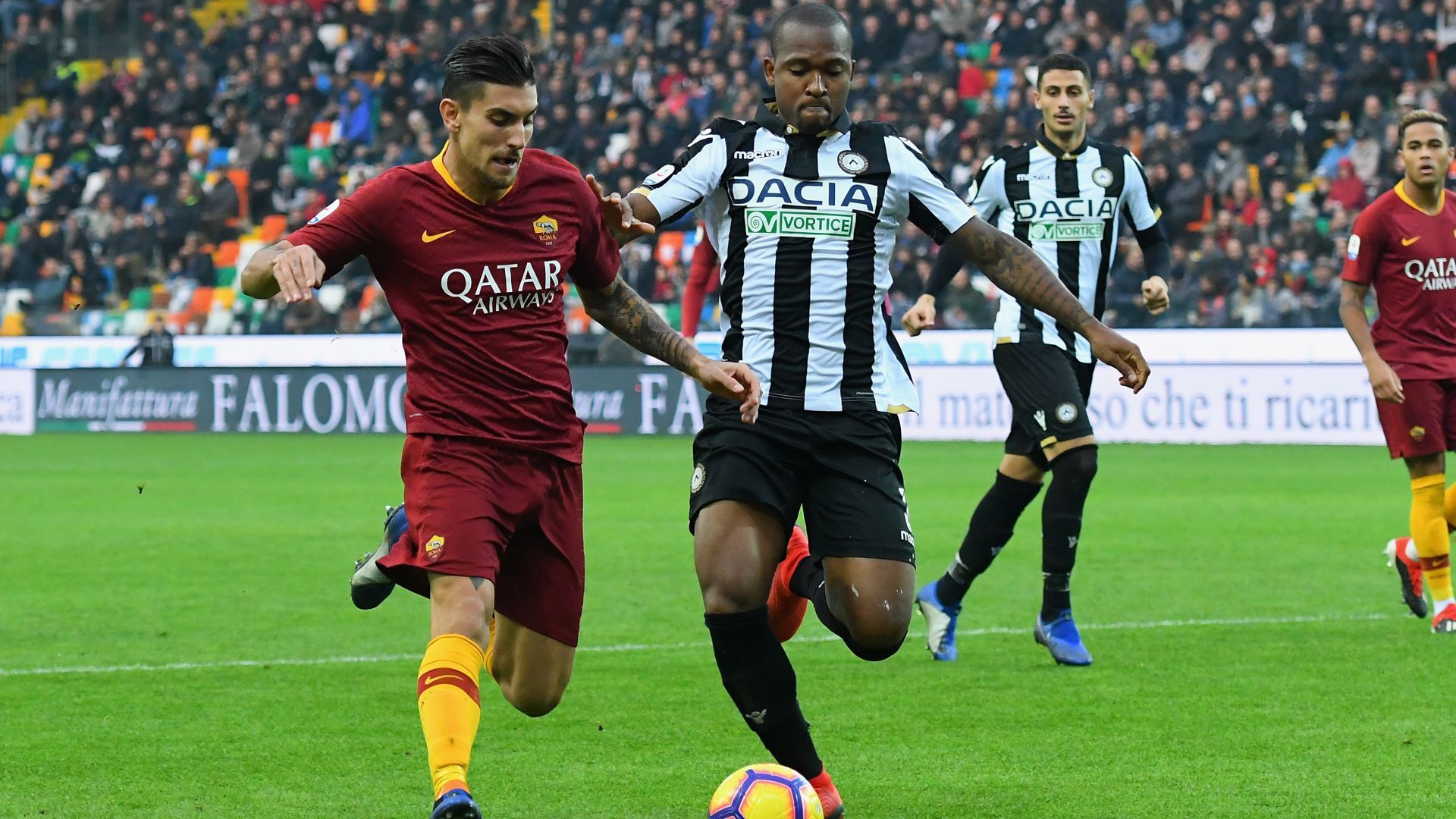 Samir Lorenzo Pellegrini Udinese Roma