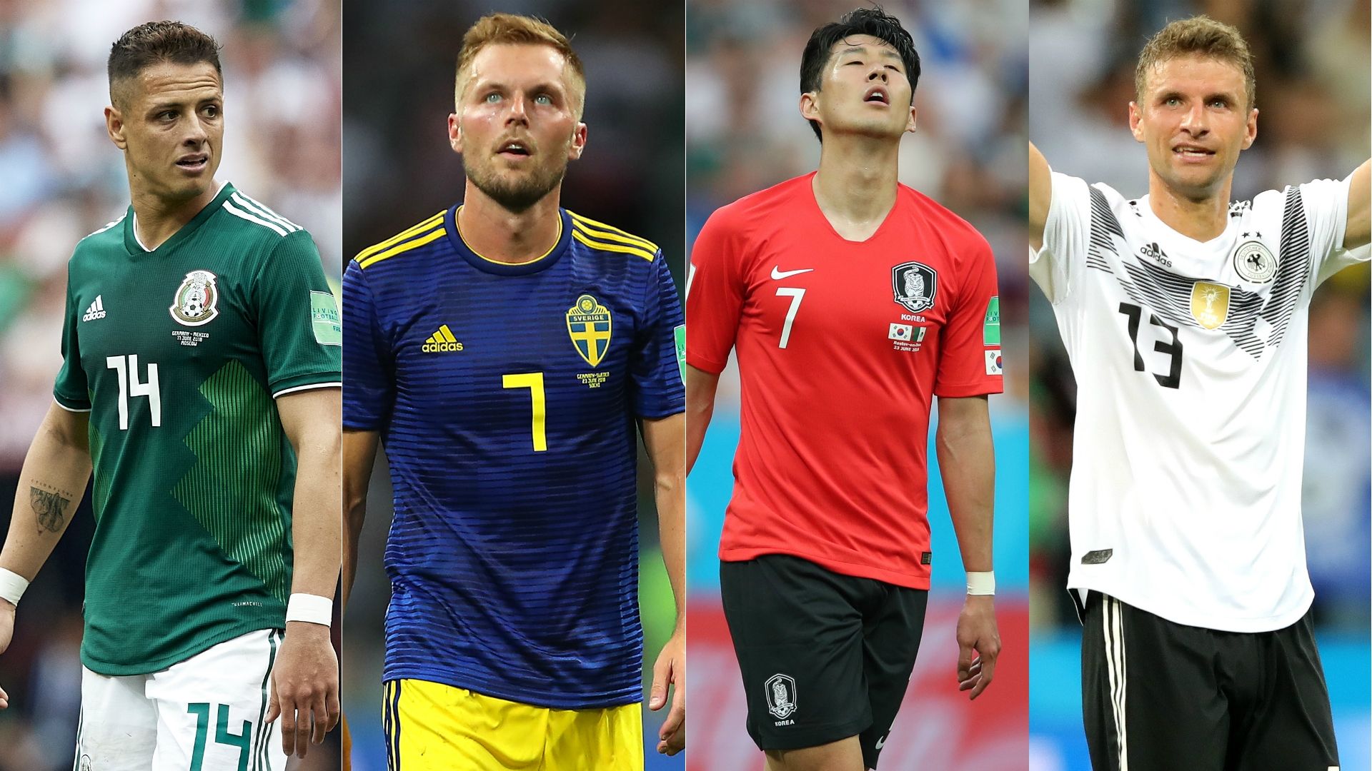 México, Suecia, Corea, Alemania