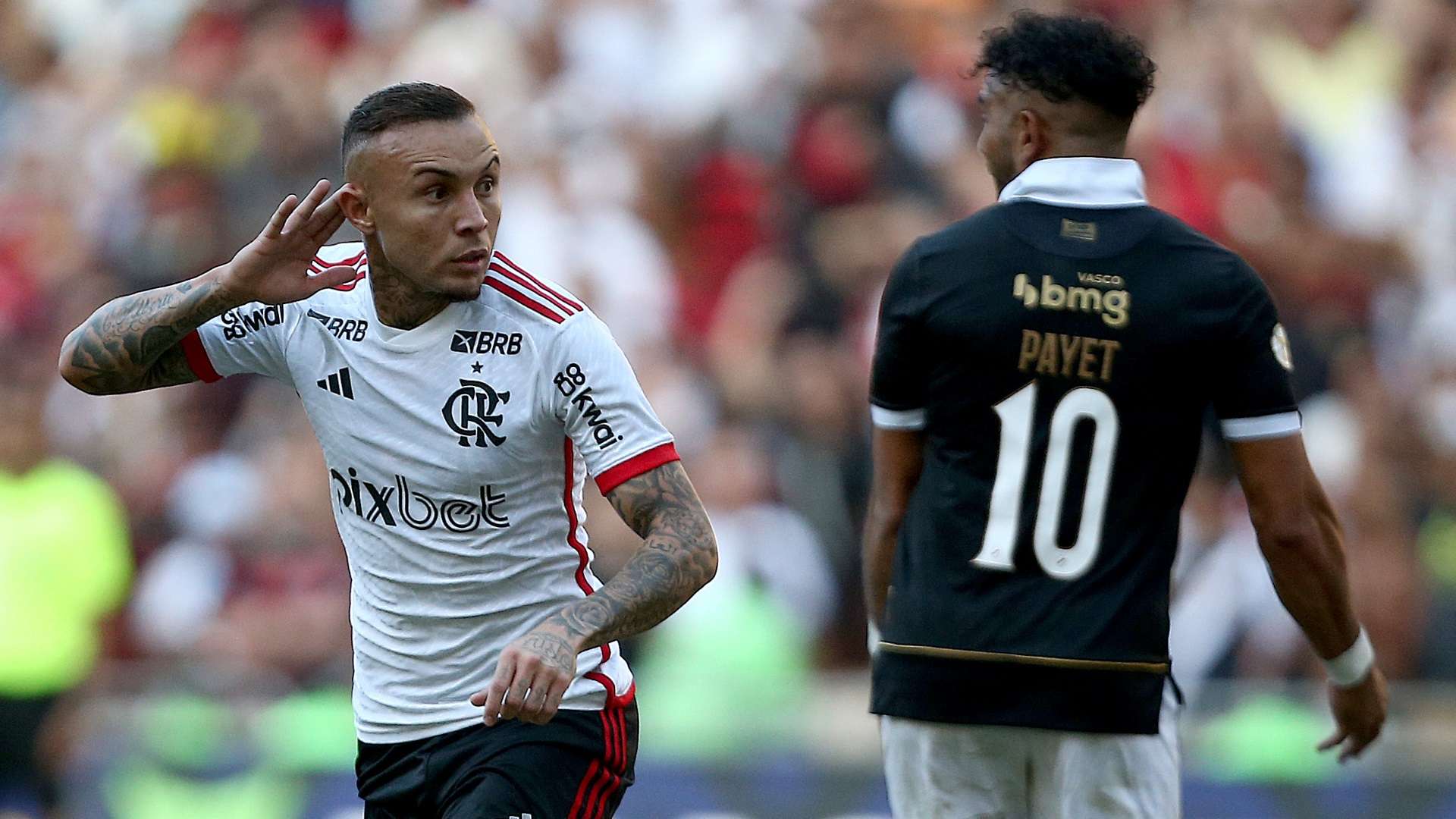 Everton Cebolinha, Flamengo Vasco Brasileirão 2024