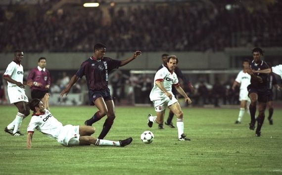 Patrick Kluivert - Ajax vs Milan 1995 (Getty)