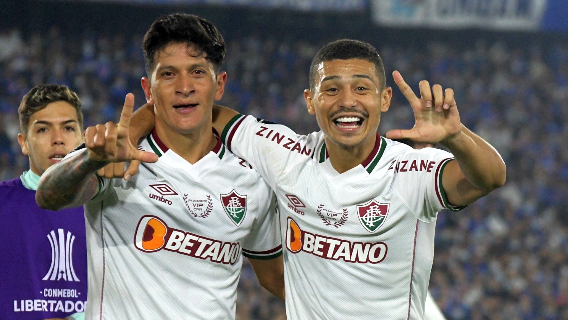 German Cano André Fluminense Millonarios Libertadores 22 02 2022