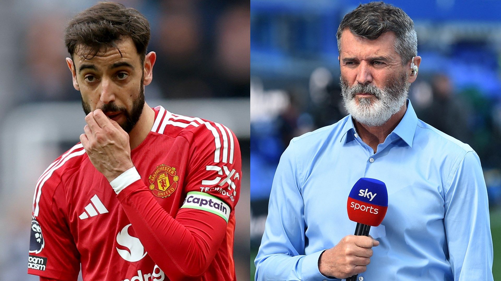 Bruno Fernandes Roy Keane