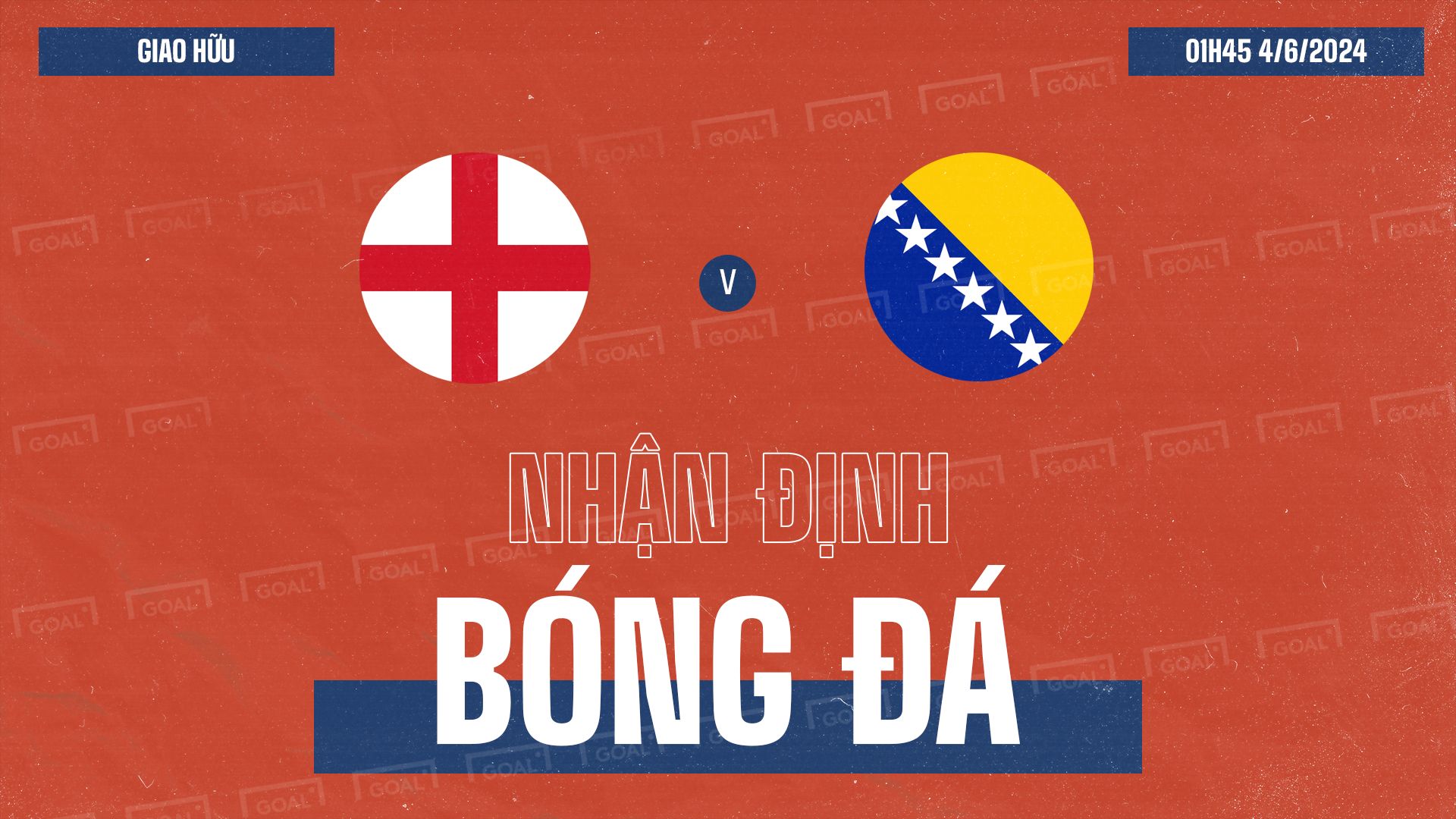 England vs Bosnia and Herzegovina Friendly match GFX