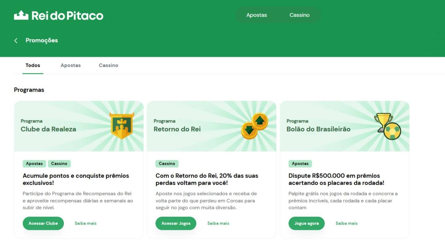 rei do pitaco ofertas