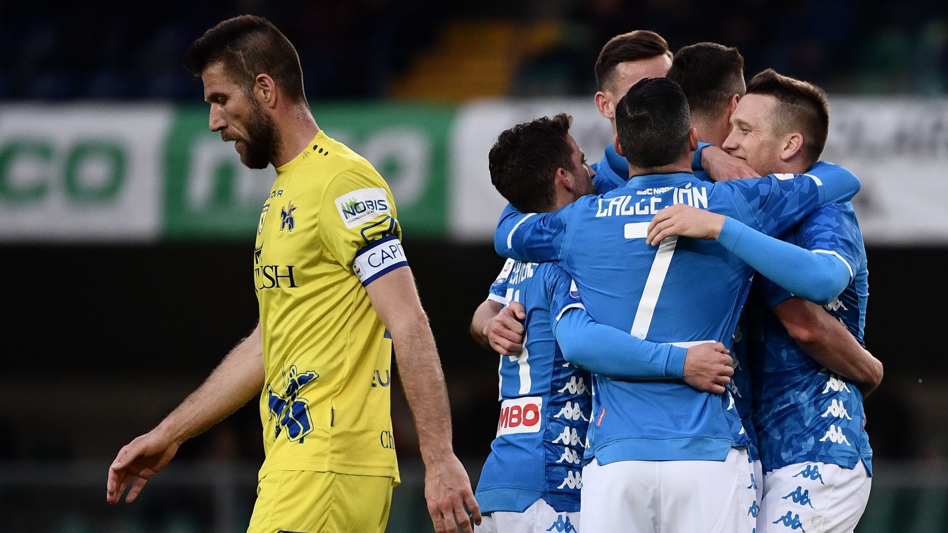 Arkadiusz Milik Chievo Napoli Serie A