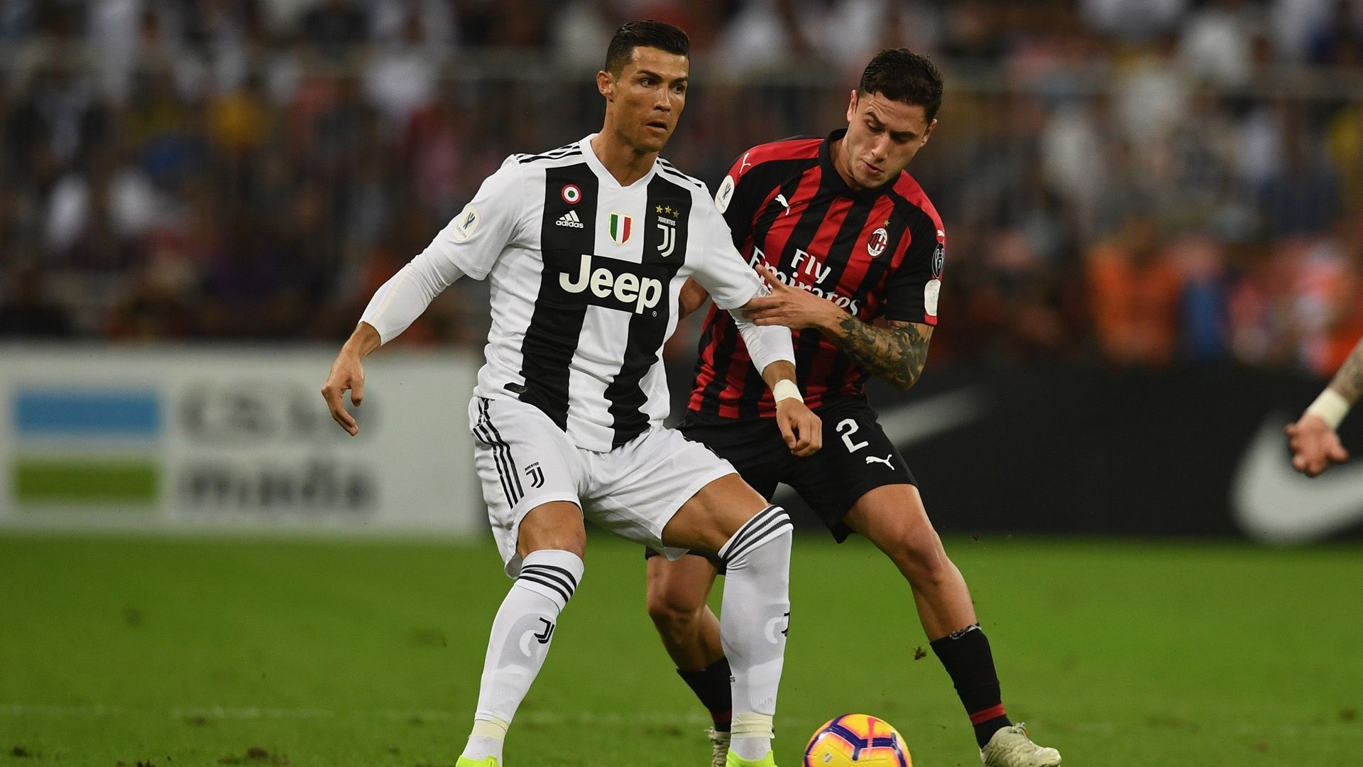 Cristiano Ronaldo Juve Milan Supercoppa