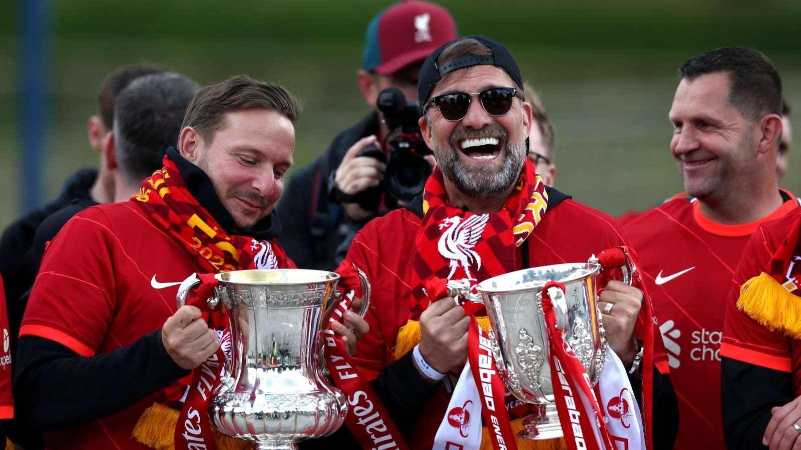 Pep Lijnders and Jurgen Klopp