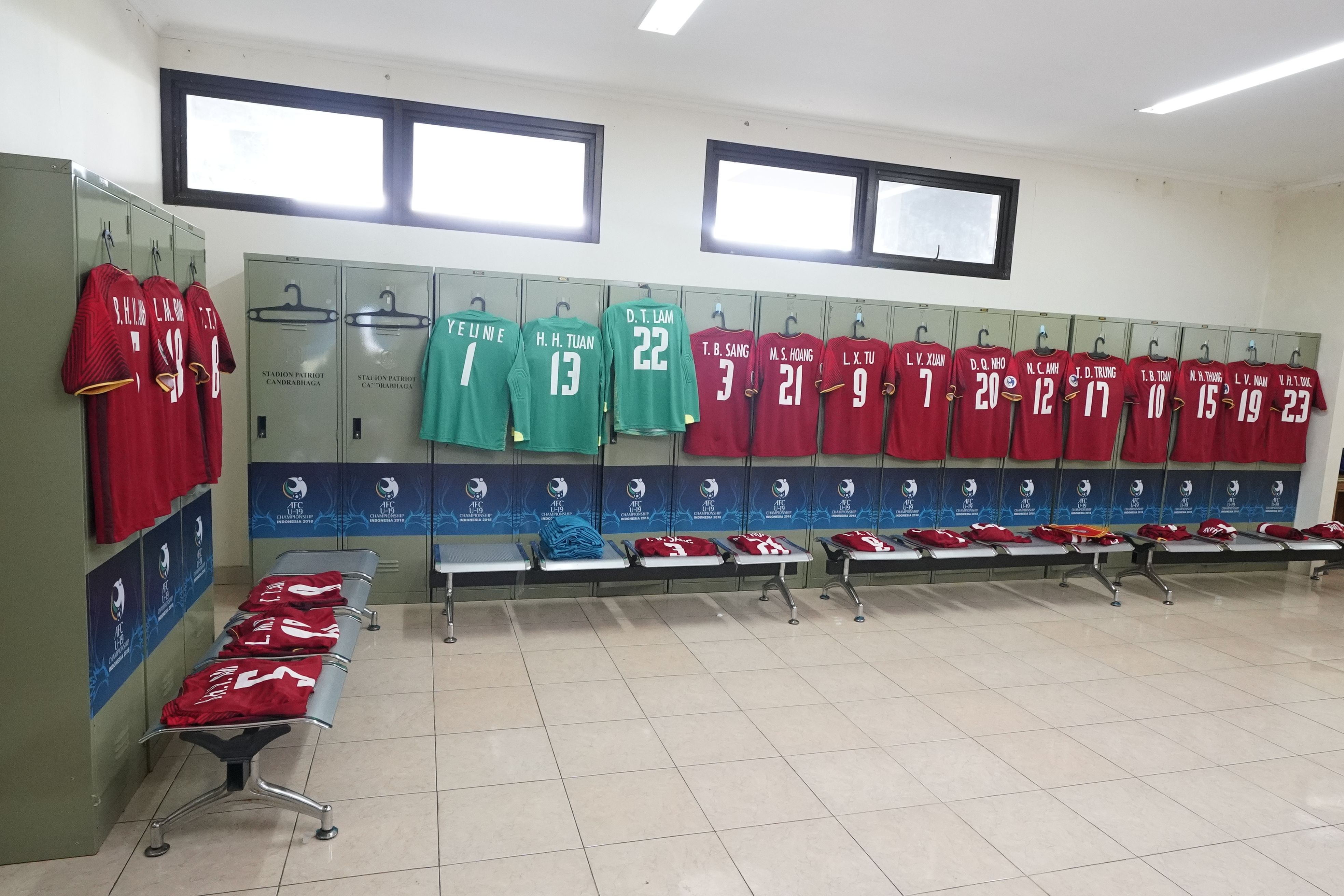 Phòng thay đồ U19