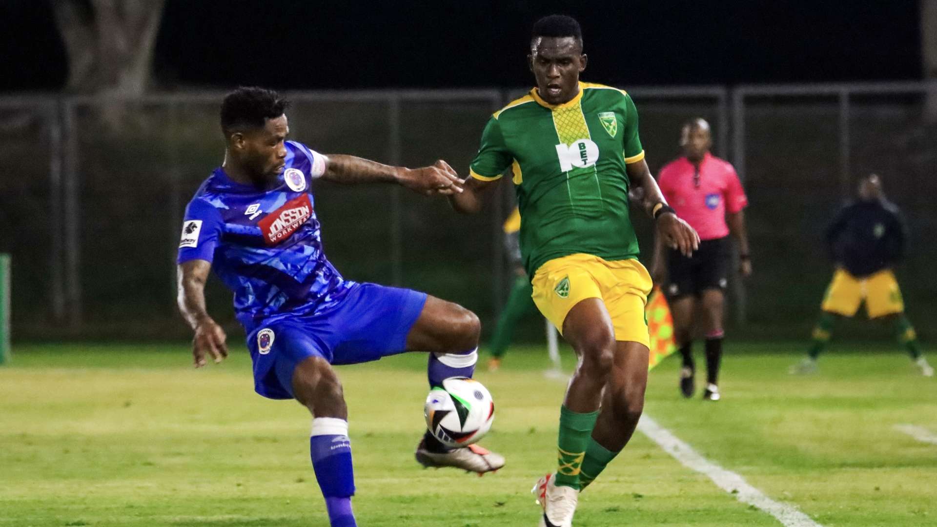 Thulani Hlatshwayo, SuperSport United & Nqobeko Dlamini, Golden Arrows, October 2024