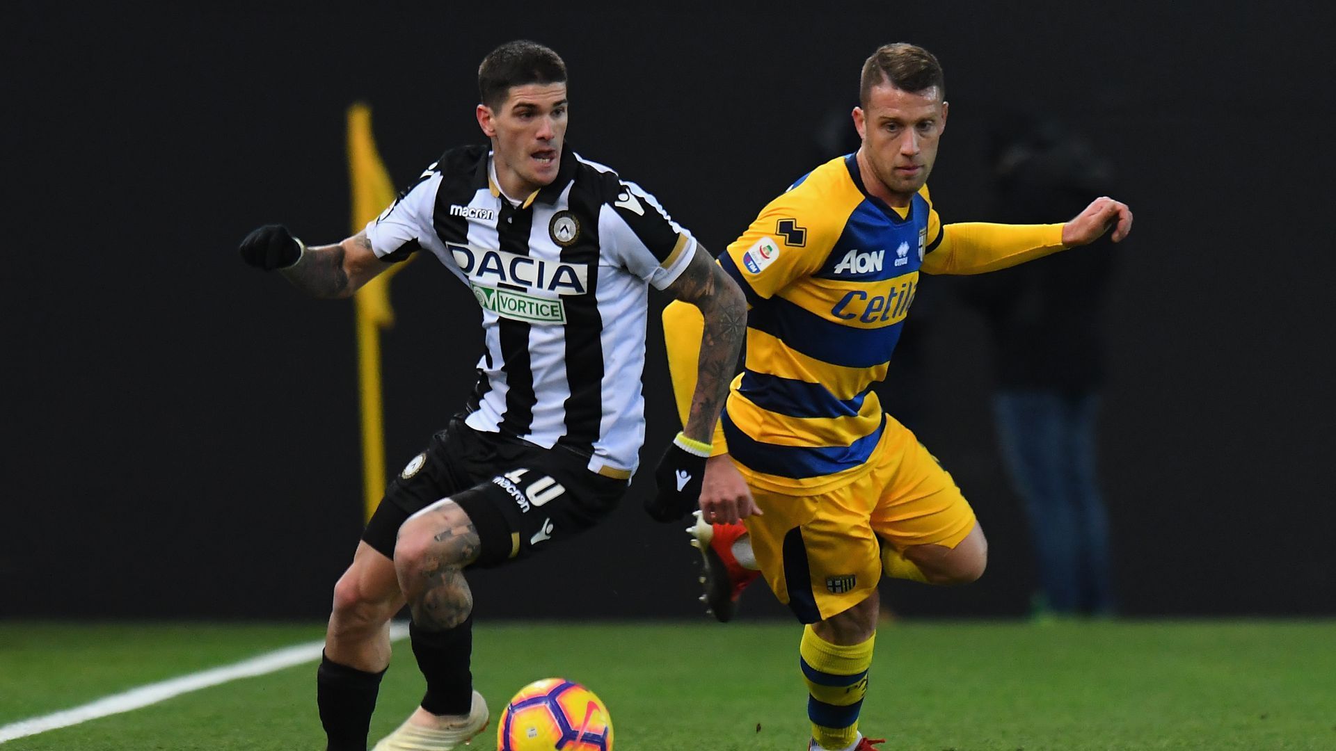 Rodrigo De Paul Simone Iacoponi Udinese Parma Serie A