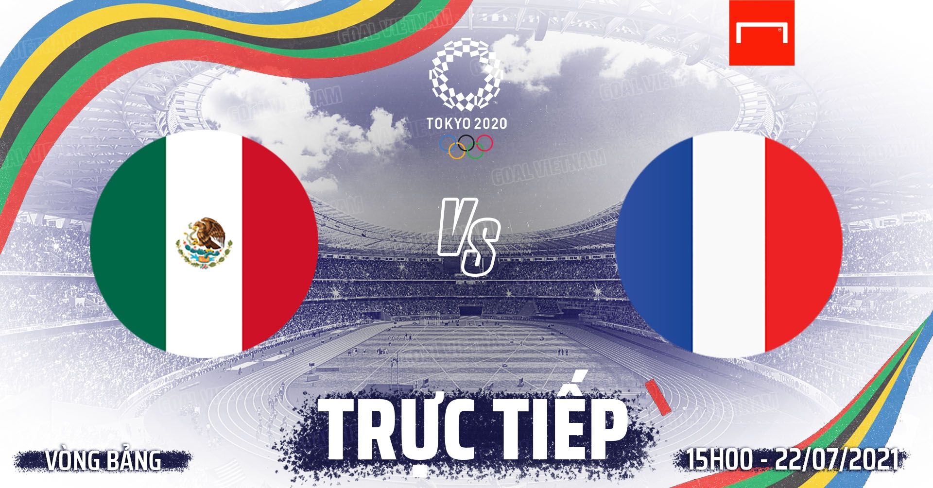 Mexico vs Phap Olympic