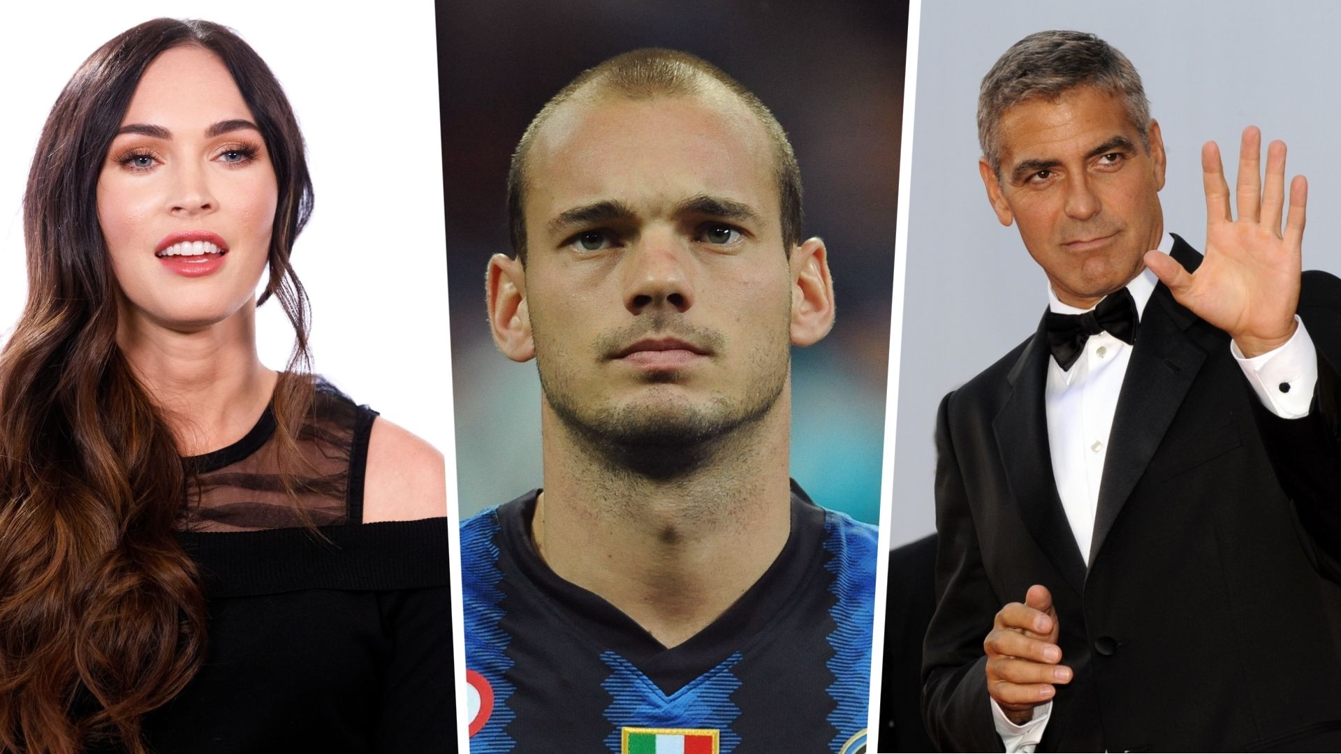wesley sneijder Megan Fox Goerge Clooney