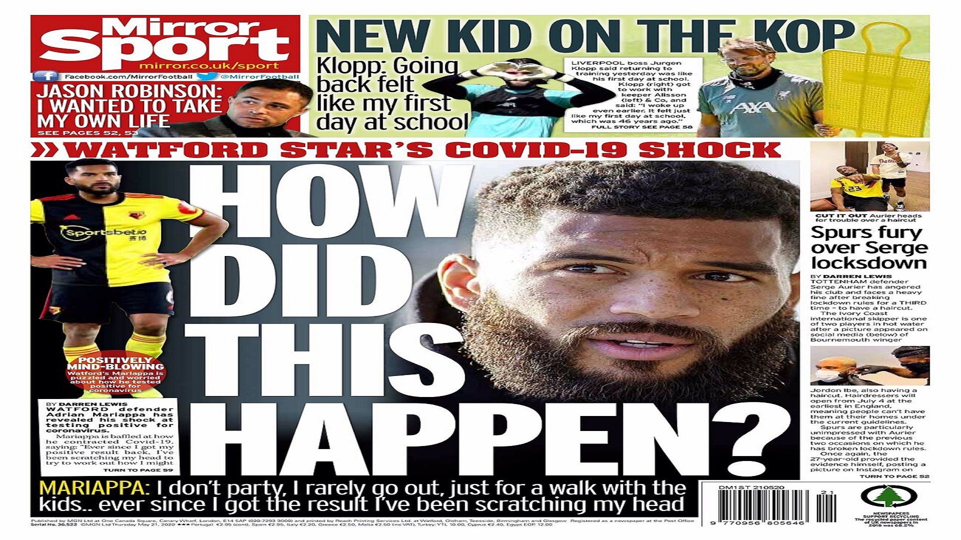 newspapers 21 May Star